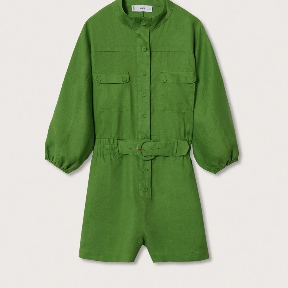 Super cute MANGO Women's Linen Jumpsuit size XS